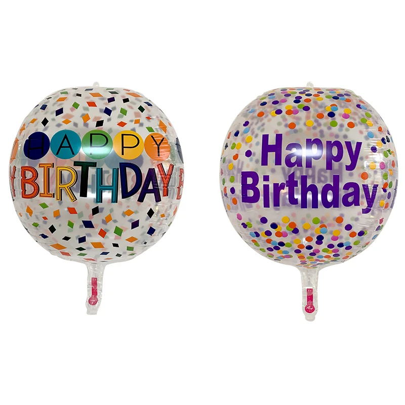 

1pcs 22inch Happy Birthday Foil Balloons Boy Girl Party Helium Round Ballon Baby Shower Birthday Party Decoration Kids Globos