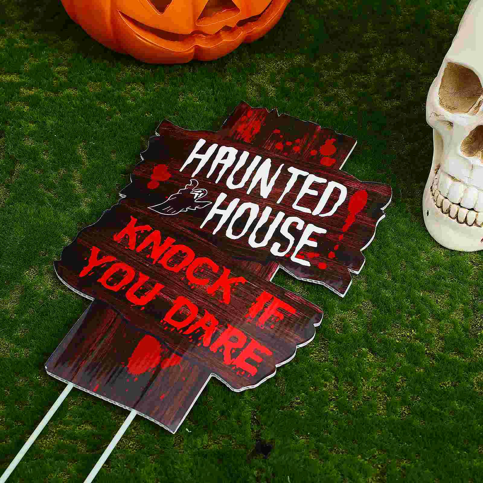 Реквизит для Хэллоуина знаки уличный неоновый свет украшение аниматроники