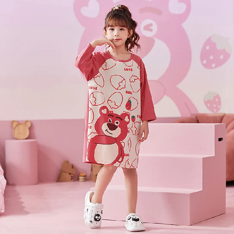 

Sanrios Cinnamoroll Girls' Pajamas Autumn Cotton Children's Pajamas Breathable Long Sleeve Children's Home Furnishings