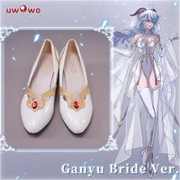 uwowo exclusive authorization uwowo x ailish genshin impact fanart bride ver ganyu cosplay costume