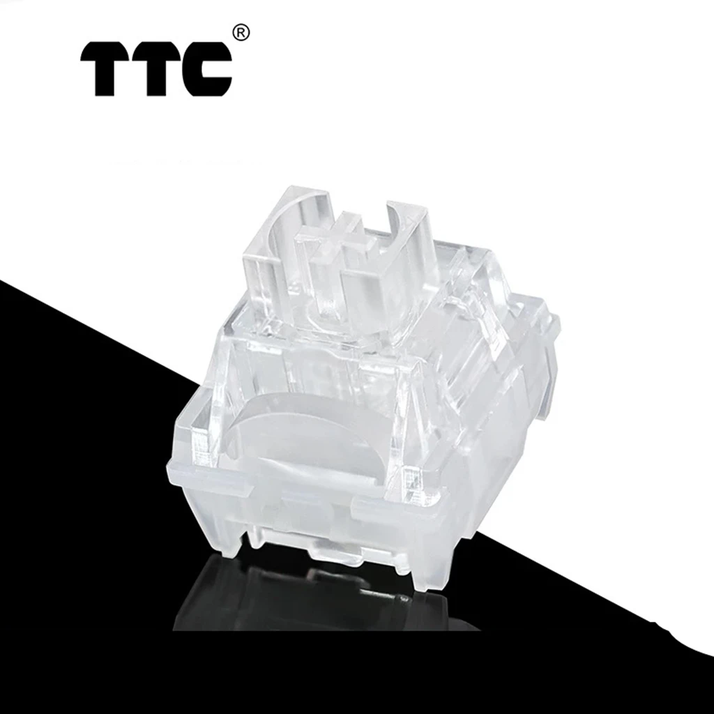 Фото Переключатель TTC Frozen V2, бесшумный линейный, 3 контакта, 39 г, игровой механический переключатель, RGB-клавиатура, переключатель отключения звука AULA F75 AJAZZ AK820 №1