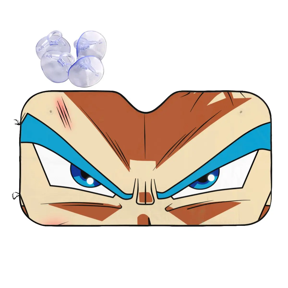 

Amine Eye Sunshade Windscreen Cartoon Eyes Retractable Car Front Window Visor 70x130cm Car Window Windscreen Cover UV Protector