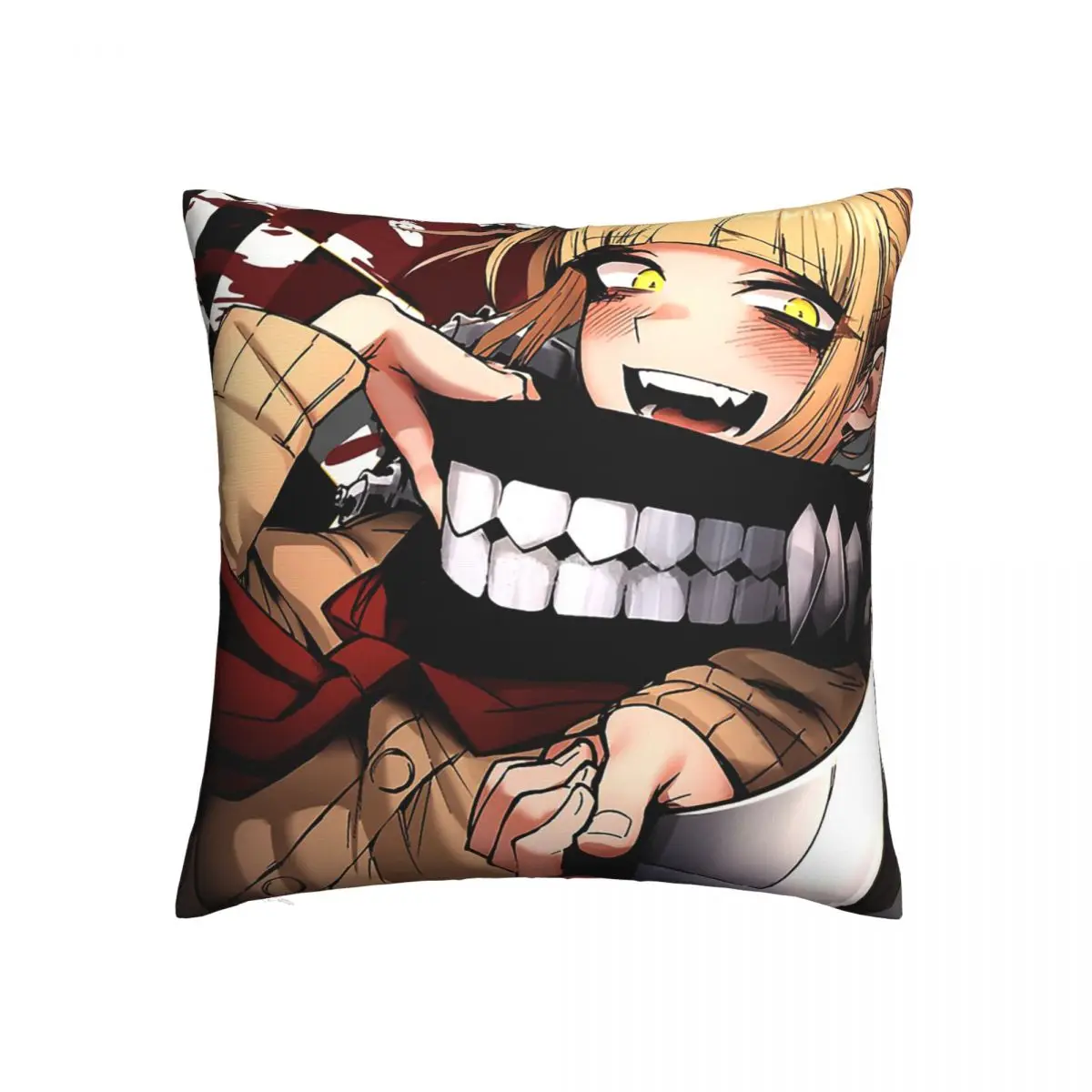 

Himiko Toga Blood Checkers Classic Throw Pillow Case My Hero Academia Short Plus Cushion Covers Home Sofa Decorative Backpack
