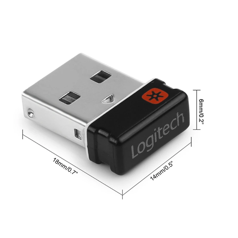 Беспроводной приемник-ключ объединяющий USB-адаптер для мыши клавиатуры