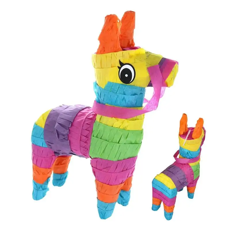 

Mexican Fiesta Supplies Rainbow Pinata Interesting Pretty Small Pinata For Party Colorful Fun Donkey Pinata For Party