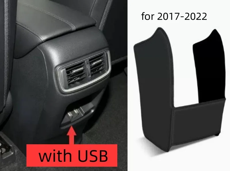 

Автомобильный задний подлокотник, противоударный подлокотник для Honda CR-V CR V CRV 2017 2018-2022, кожаный защитный чехол из микрофибры, автомобильные аксессуары