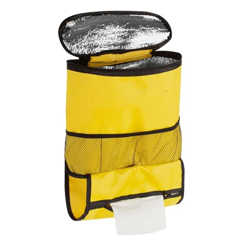 

Insulated Bags For Food Automobile Thermal Insulation Pocket Automobile Storage Pouch For Keeping Warm Car Organizer For Snacks