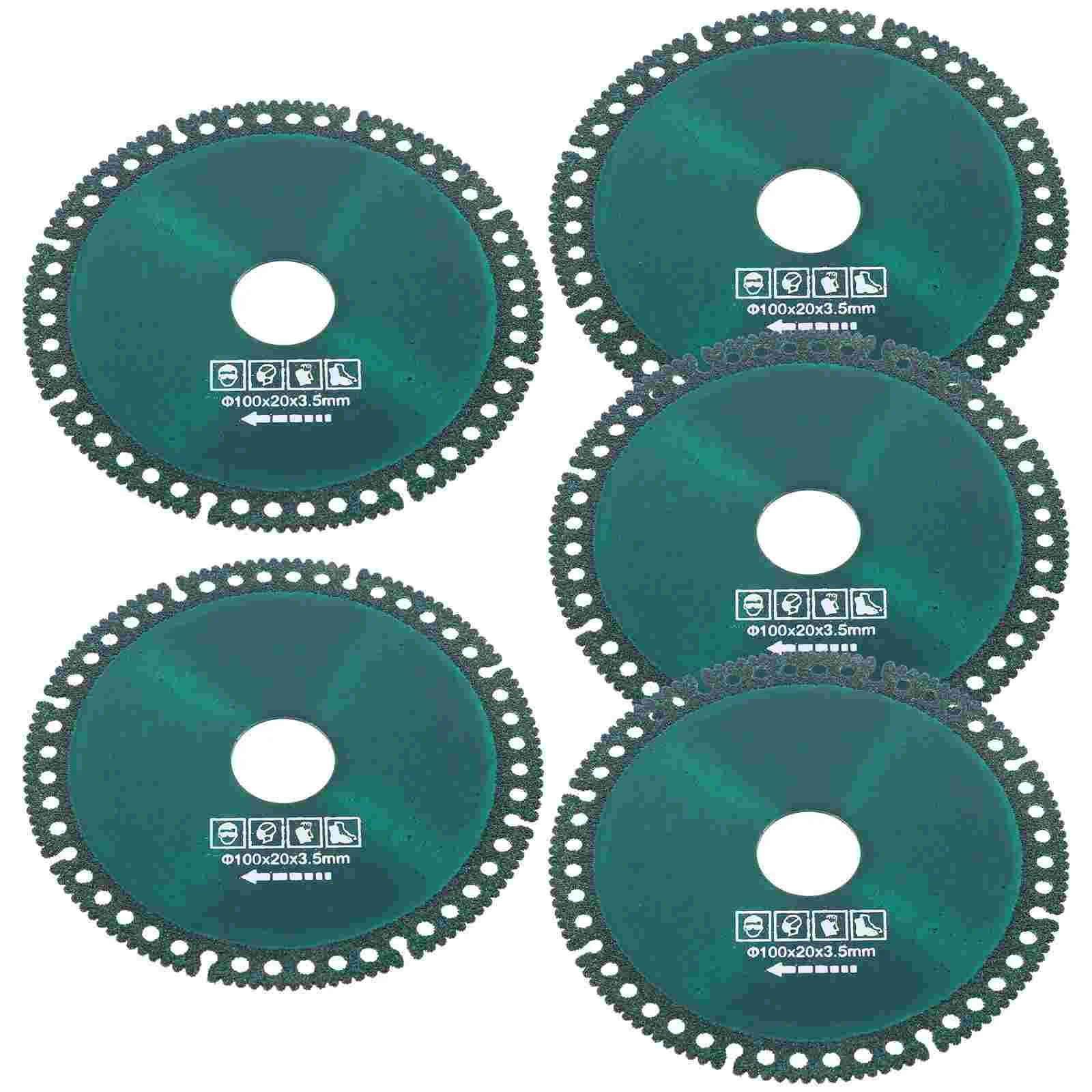 

5 Pcs Grinder Disc Diamond Cutting Wheel Replacement Angle Circle Tool Ceramic