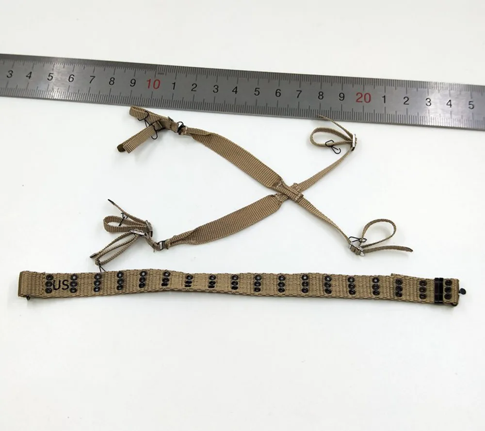 

Распродажа 1/6 лицевая фигурка FP006 США 101st вдыхаемый в воздухе частный первый батальон Райан X вес пояс Модель Для 12-дюймового экшн