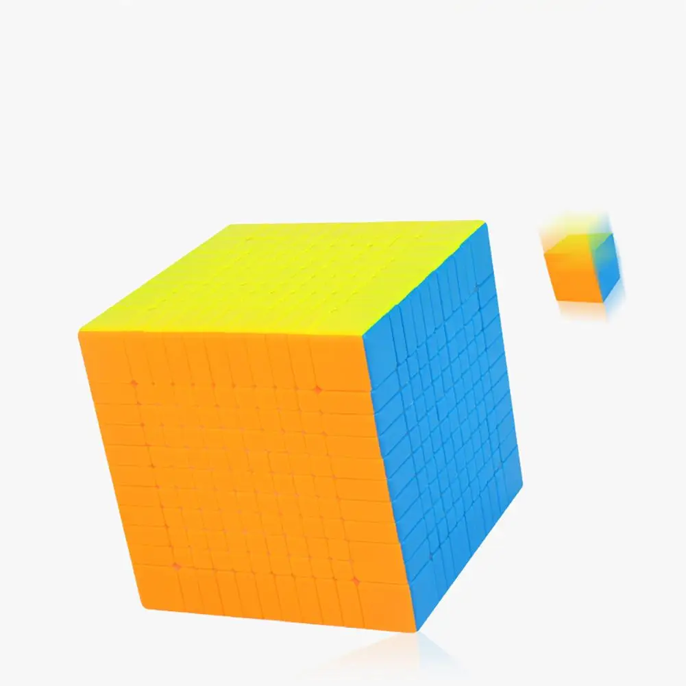 Yuxin маленькая Магия 11x11x11 пазл без наклеек магический куб скорость 11x11 профессиональный магический куб обучающие игрушки для мальчиков детей