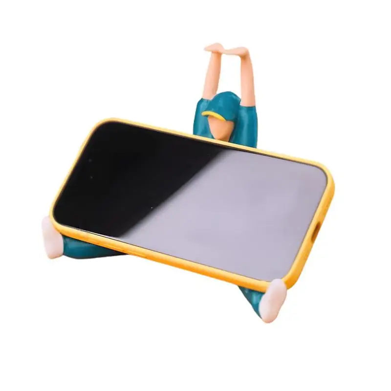 Пластиковая подставка для телефона с веселым рисунком настольное украшение