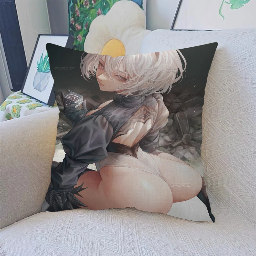 Nier Automata 2b Подушка Подарок Домашний Офис Украшение Спальня Диван Автомобильная