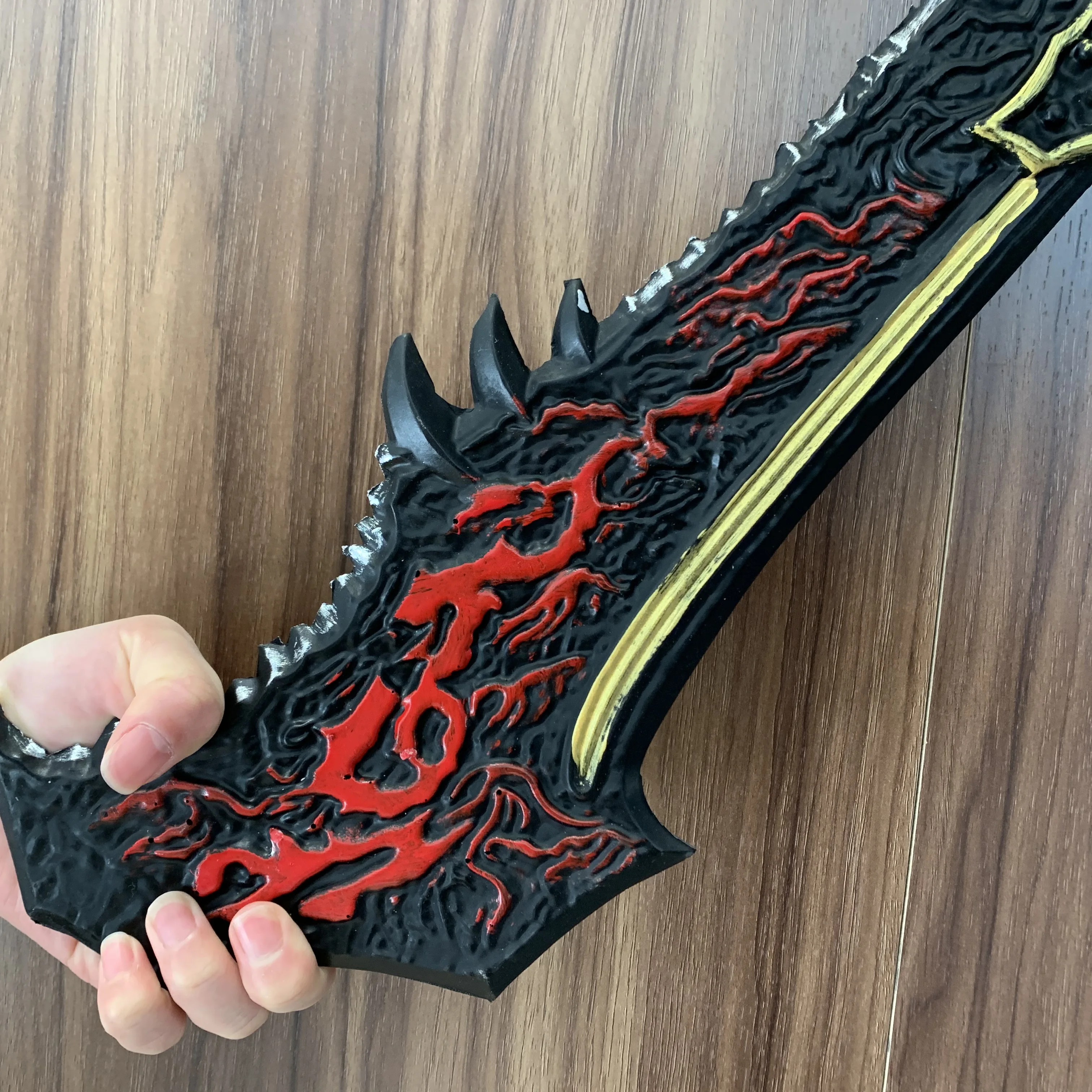 100cm Broadsword Game Naraka Bladepoint Sword Cosplay Axe 1:1 Prop Weapon Role Playing Cos Ghost Safety PU Model Toy - купить по