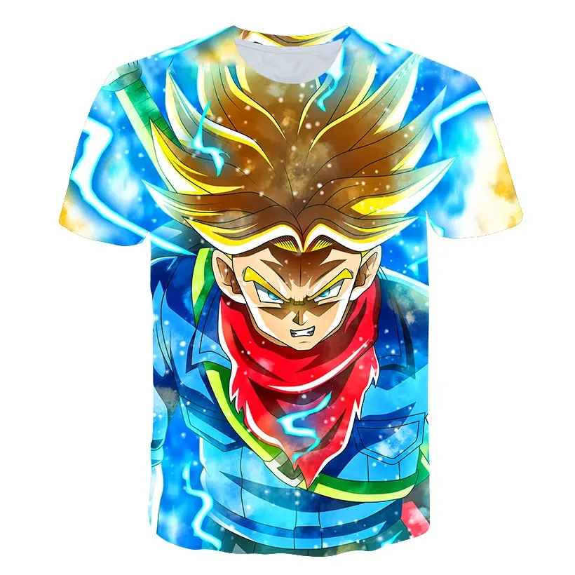 

Kid's T-Shirt 3D Printed Dragon Ball Anime Pattern Fashion Sports O-Neck T-Shirt Casual Short Sleeve Breathable Top