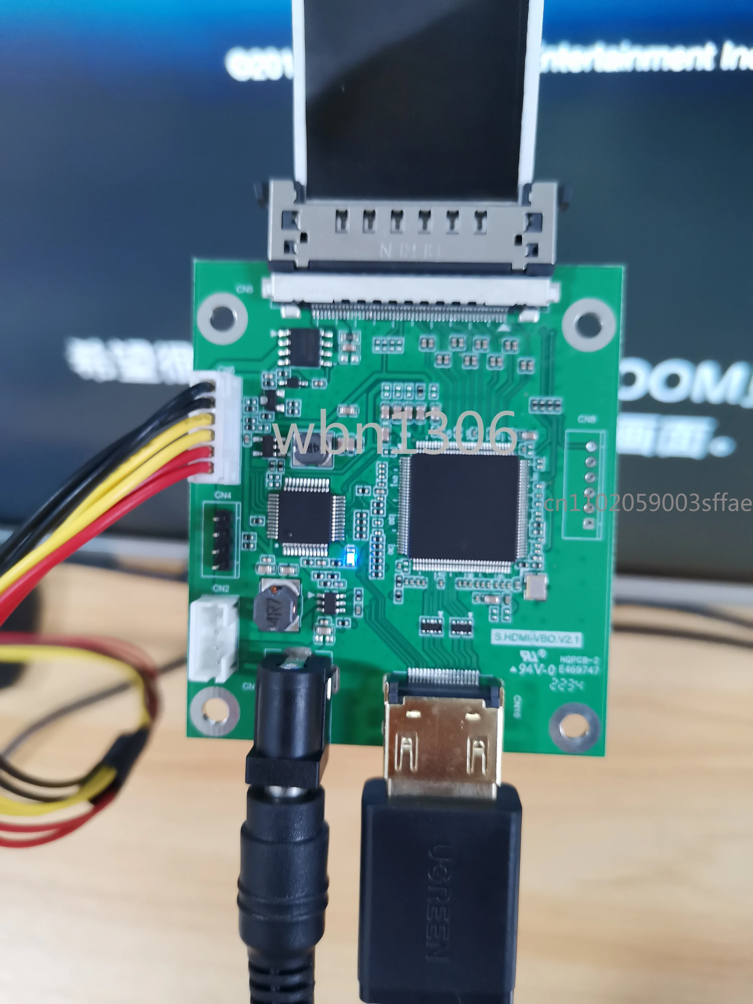 Фото Плата-адаптер HDMI/DP для V-by-One/EDP/VBO 4K поддерживает 4K60HZ/мультисовместимость с разными разрешениями. №4