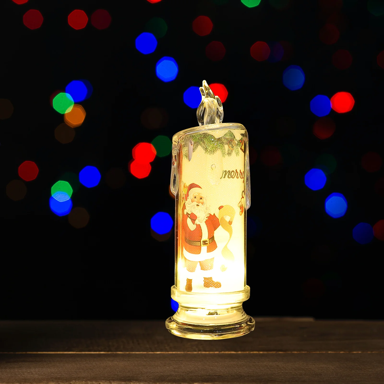 

LED Christmas Candles Decorations Light Ornament Lamp Flameless Ornaments