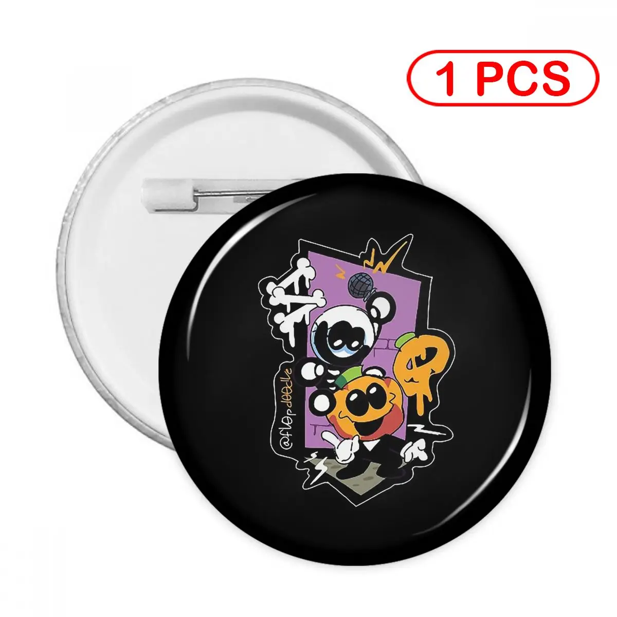 

Spooky Soft Button Pin Clothes Brooch Creative Pins Jewelry Decor Cute Badge Skid N' Pump Women Child Lapel