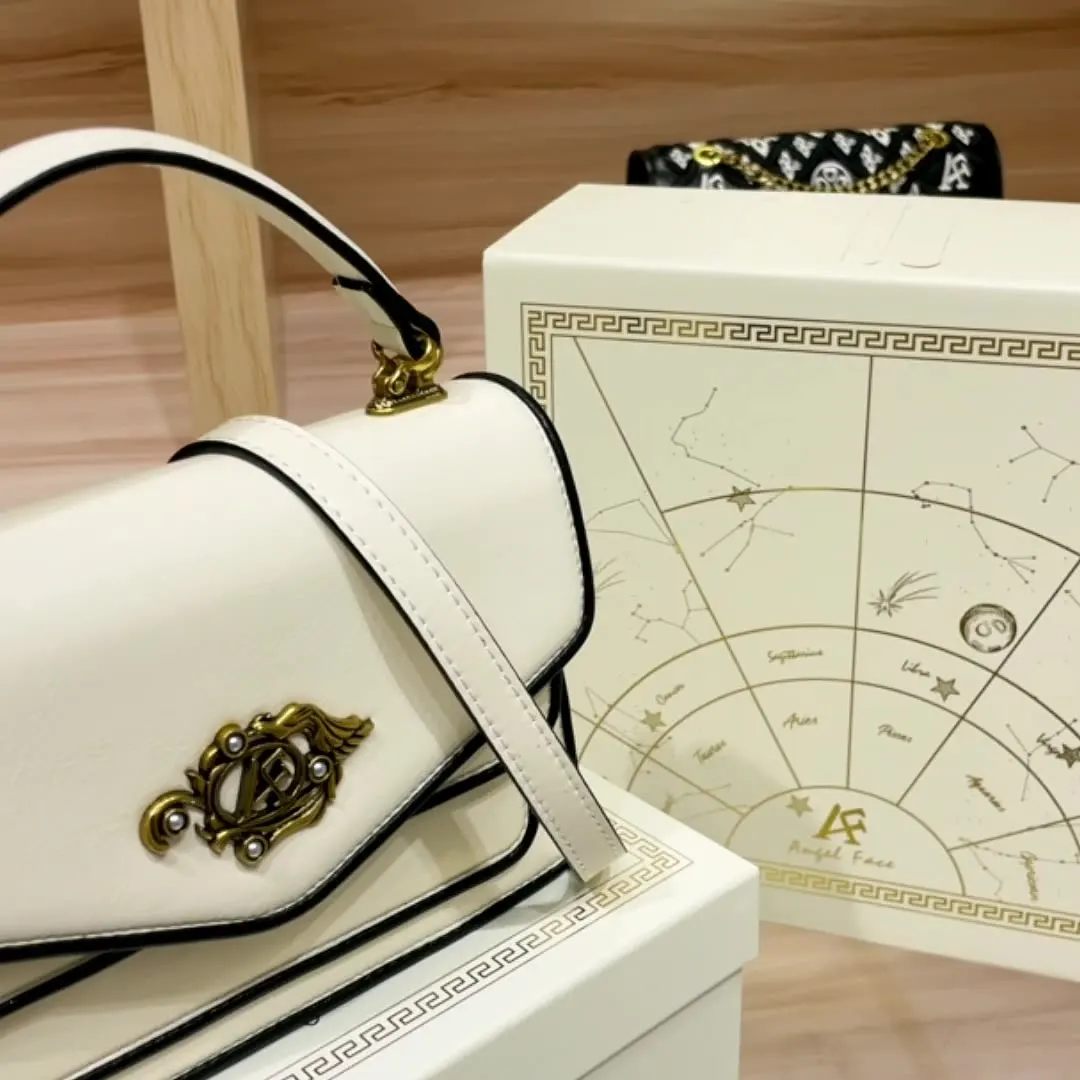 

2022 Senior sense small square bag solid color all-match handbag fashion simple organ single shoulder crossbody bag W888