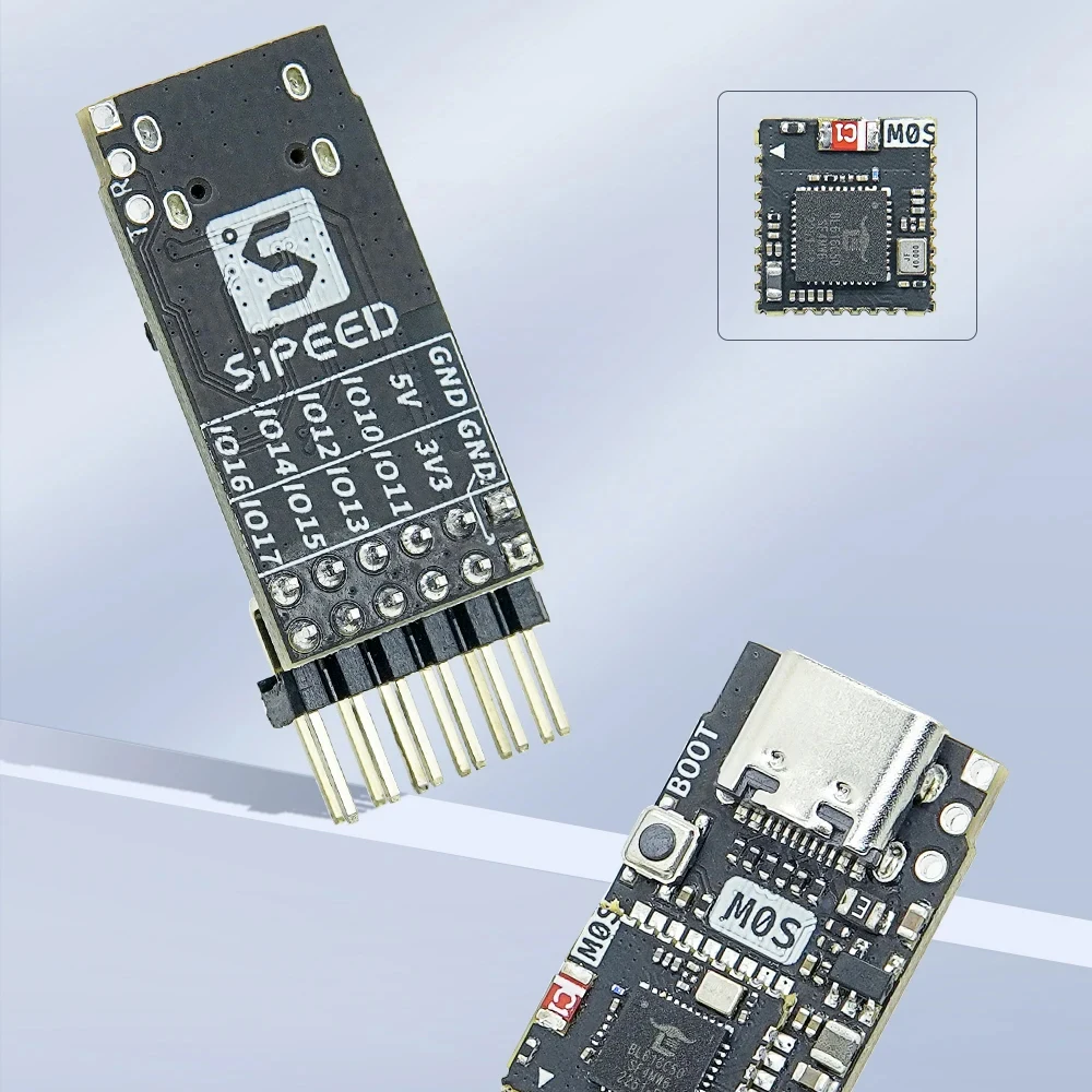 Фото Модуль IoT Sipeed M0S Dock Tiny, процессор RISC-V Buffalo Lab BL616, беспроводной Wi-Fi 6, Bluetooth 5.2, двухрежимная плата для разработки с низким энергопотреблением №5
