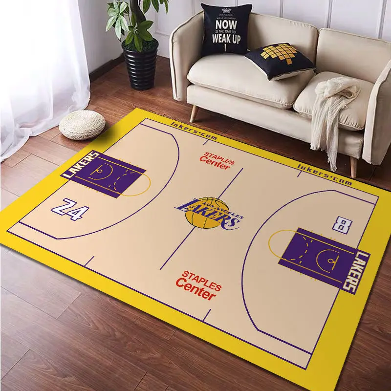 

Carpet Basketball Fans Large Antiskid Mat NBA Velvet Soft Rug Play Game Mats Baby Crawling Bed Area Rugs Parlor Home Decorat