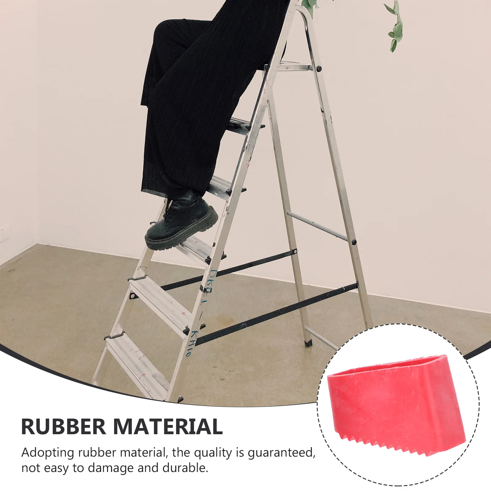 4 шт. защитные накладки на ножки лестницы резиновая защита телескопические