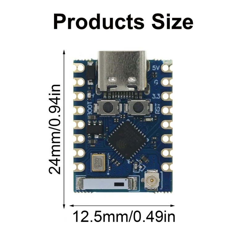 Макетные платы ESP32C3 MINI ESP32C3FN4 2 режима совместимость с Wi-Fi 32-разрядный процессор