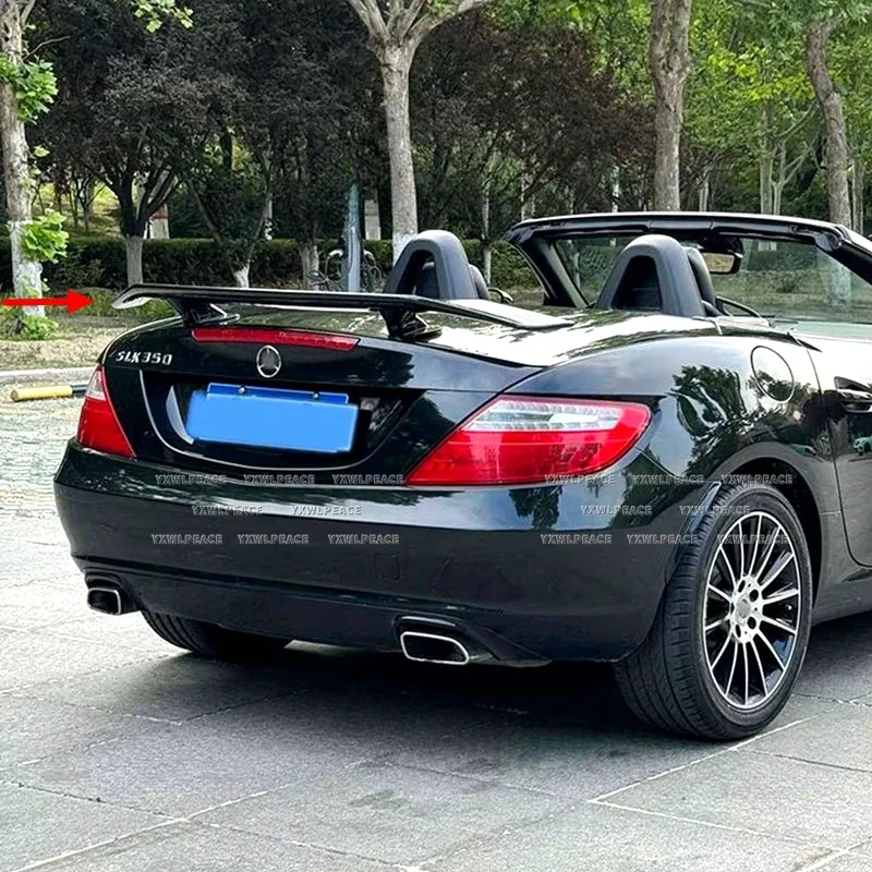 Фото Для Mercedes-Benz SLK SLK320 R171 R172 2006-2013 SLK200 SLK280 SLK300 SLK350: Задний спойлер, накладка на багажник, тюнинг-крыло №2