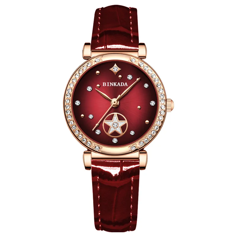 

Водонепроницаемые кварцевые часы, женские модные часы, нишевые женские часы