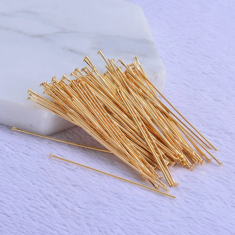 

Hot Selling High Quality 0.7MM*45MM Beaded T Pin For DIY Accessories