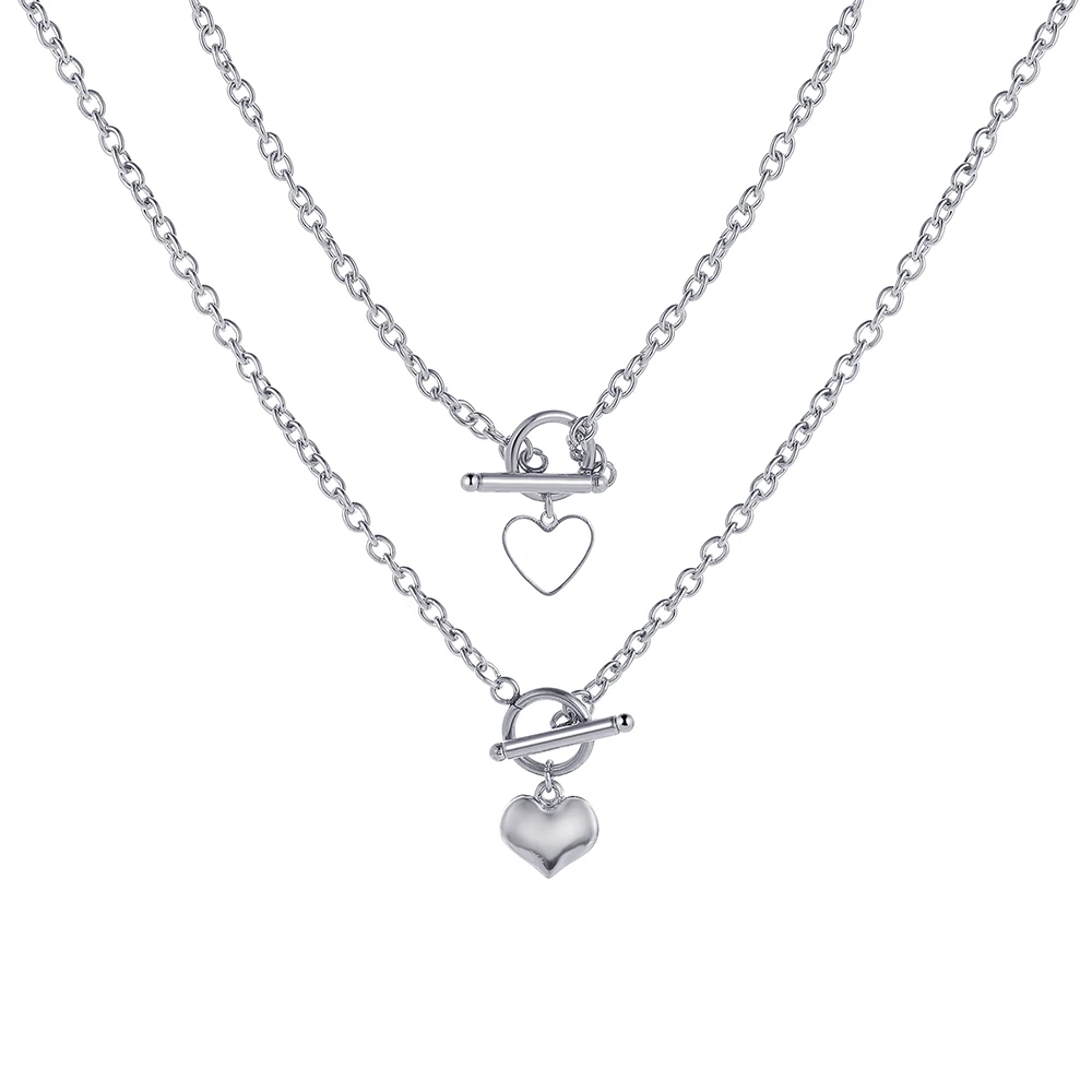 Толстая цепочка с подвеской в форме сердца H:HYDE панк ожерелье-чокер для женщин