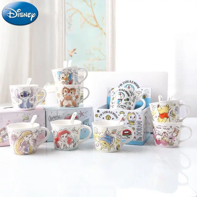 Керамическая кружка с ложкой и изображением Винни-Пуха 250 мл