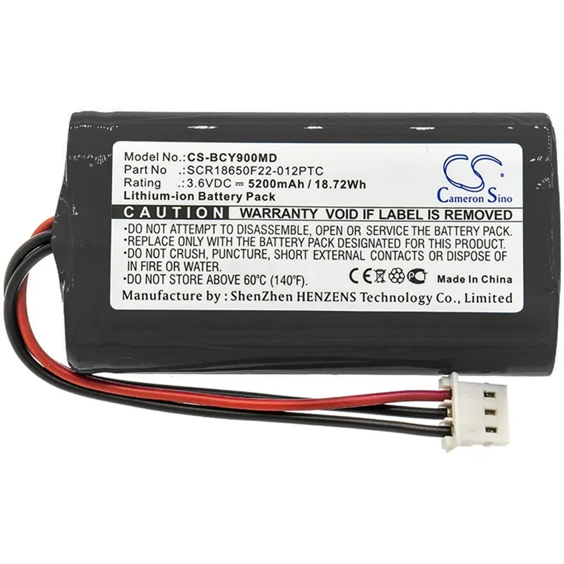 

Applicable BONET OXIMETE OXY9 Wave Medical Battery SCR18650F22-012PTC