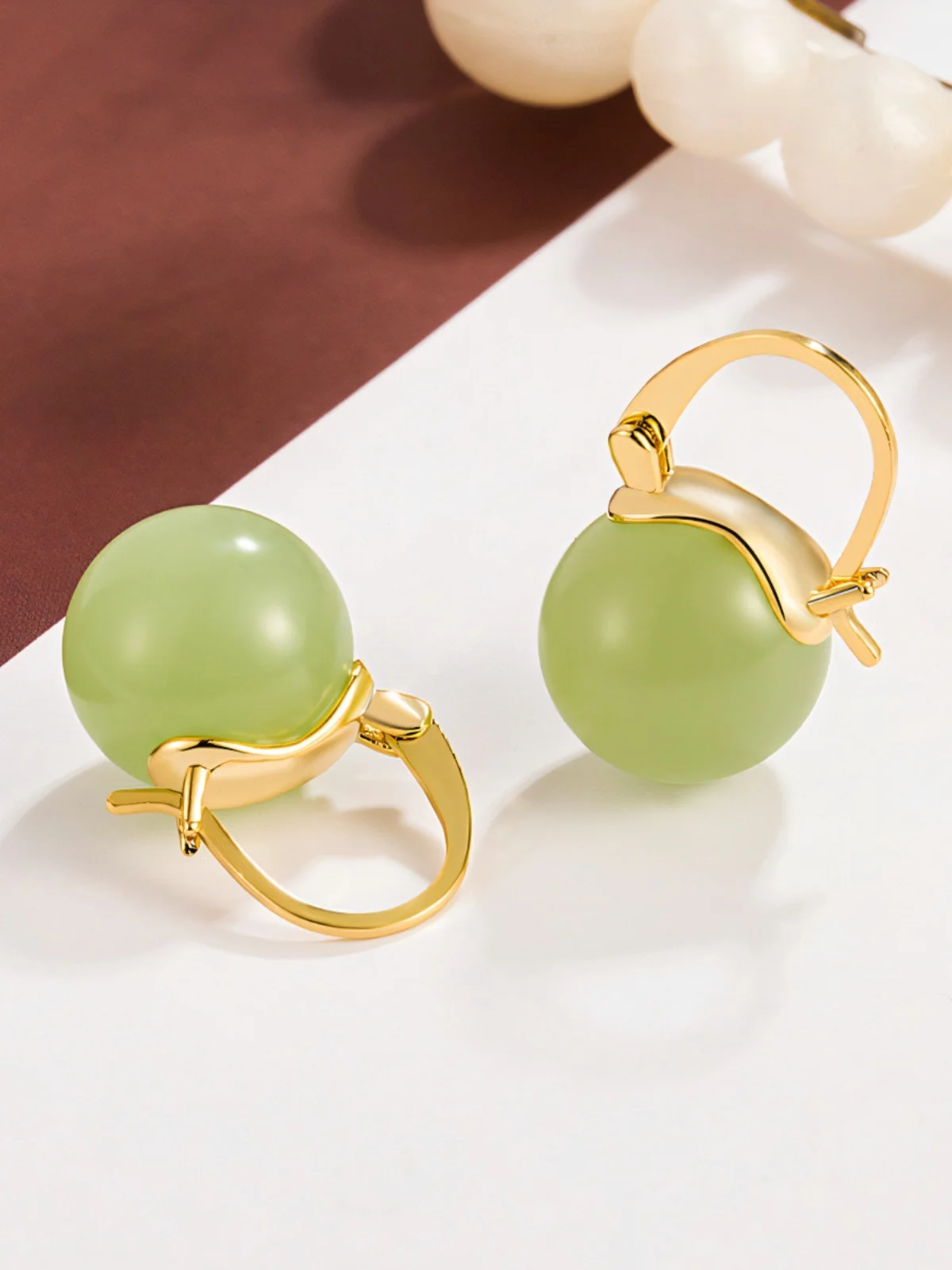 Серьги Hetian Jade роскошные и высококачественные серьги National Sle уникальные