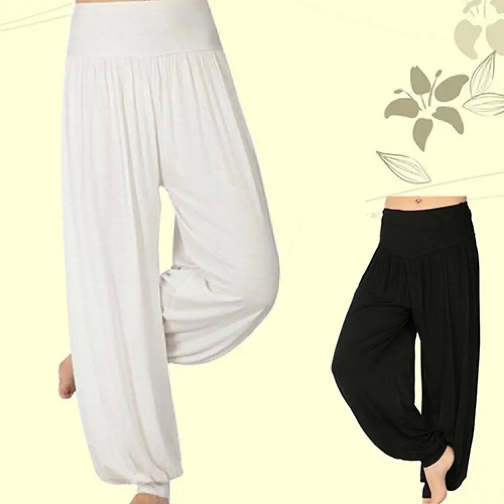 

Women's Comfy Harem Yoga Loose Long Pants Belly Dance Boho Sports Wide Trousers Female Sweatpants Harlan Pants Loose Pantalones