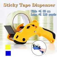 manual 2 colors carton home scotch tape handy plastic fast sticky convenient tape dispenser delivery station necessities