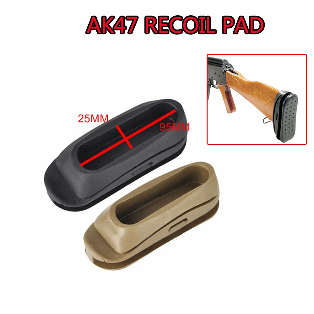 

Tactical Shockproof Rubber AK Stock Pad For AK47 AK74 Recoil Butt Stock Pad Hunting Rifle Gun Accessories