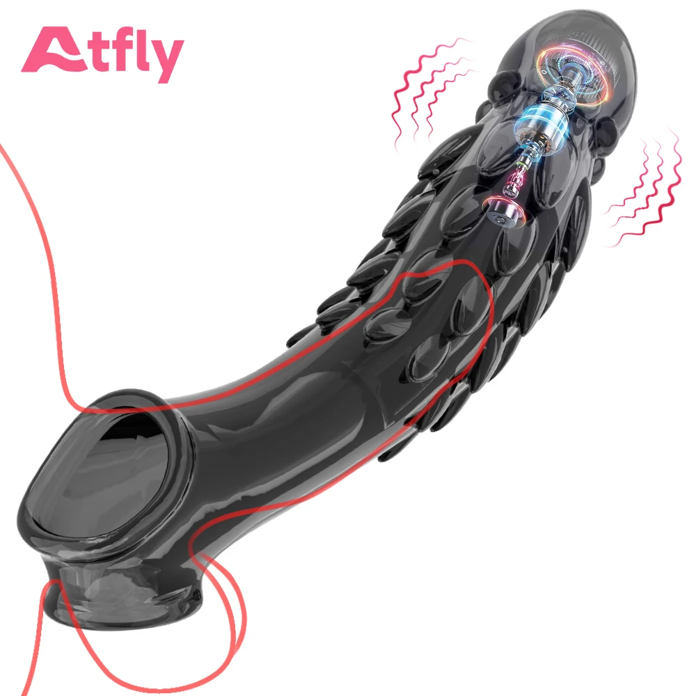 Силиконовое Кольцо С Замком Спермы Atfly Для Мужчин Многоразовые Презервативы