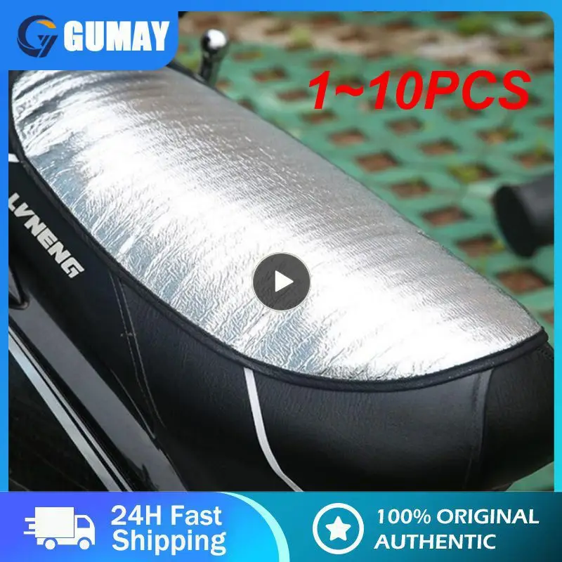

1~10PCS Motorcycle Seat Cover Waterproof Summer Scooter Sun Pad Heat Insulation Cushion Prevent Bask