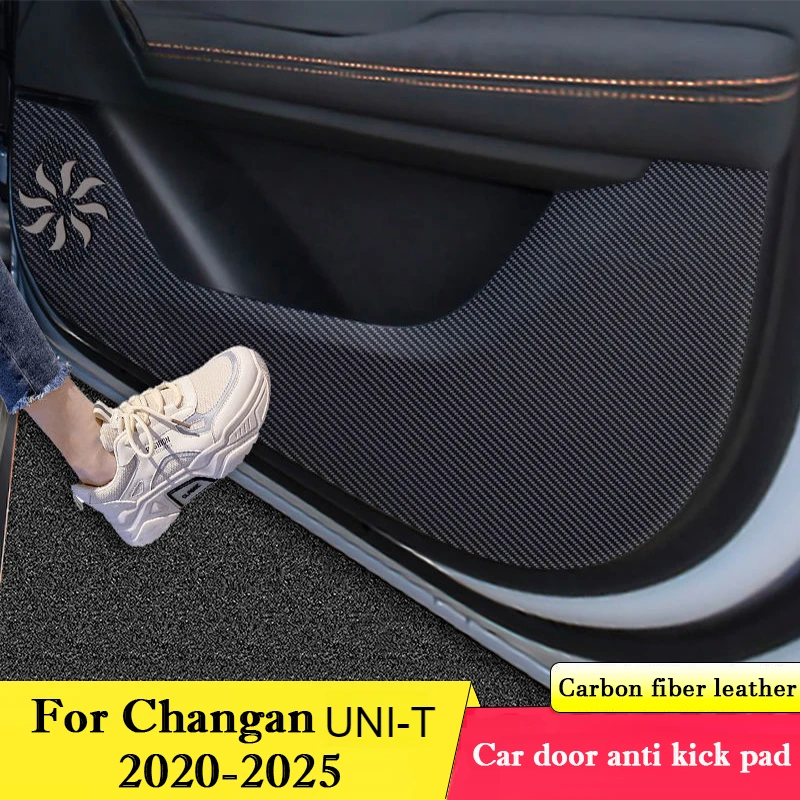 Фото Для Changan UNI-T 2020-2025 дверь автомобиля противоударная накладка защитная наклейка коврик устойчивая к царапинам защитная пленка аксессуары для интерьера №1