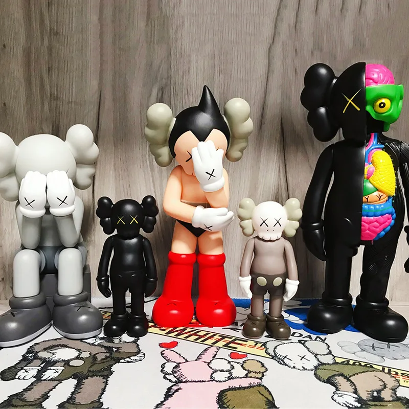 

20cmkaws Anatomical Doll Statue Home Decoration Trend Hand-made Model Semi-decrypted Collection Gift Popular Toy Anime Doll