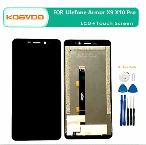 100% протестированный ЖК-дисплей с сенсорным экраном для Ulefone Armor X9 X10 Pro X11 X11pro, полная замена дигитайзера в сборе, полный дисплей