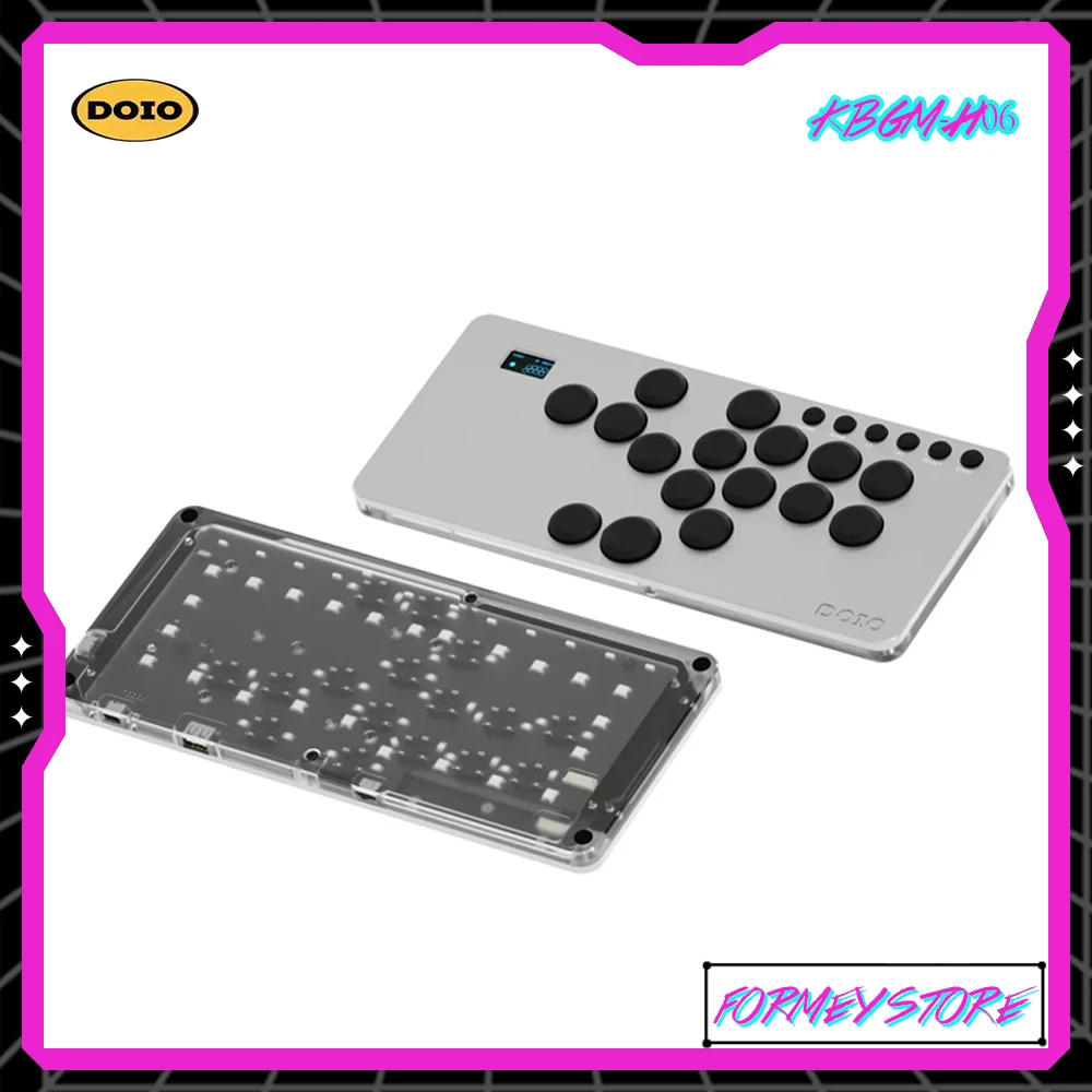 DOIO KBGM-H06 Портативный аркадный джойстик на заказ KOF Tekken Gaming Keypad PS5 PS4 Switch Steam SF HITBOX A4