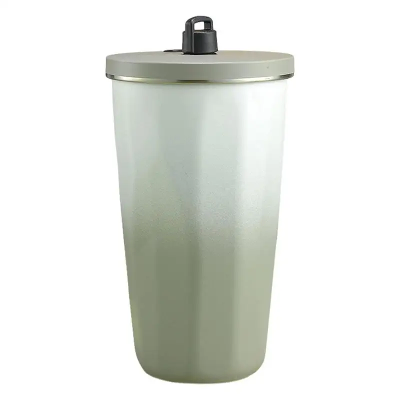 

Tumbler With Lid And Straw Stainless Steel Water Bottle Thermos Water Bottle Insulated Coffee Bottle Modern Insulated Tumbler