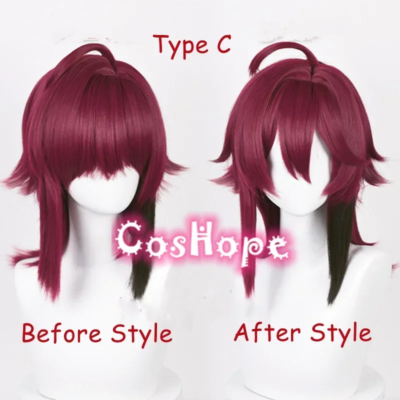 Парик для косплея Shikanoin шэньяу термостойкие синтетические волосы аниме-косплея 55