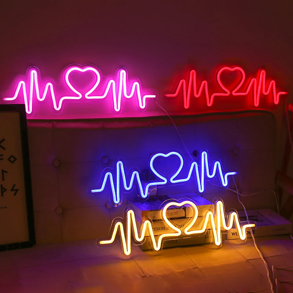 

Wholesale LED Neon Night Light Sign Wall Art Sign Night Lamp Xmas Birthday Gift Wedding Party Wall Hanging Neon Lamp Home Decor