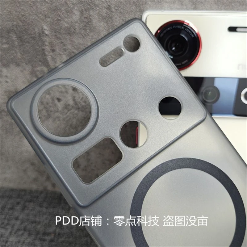 Фото Чехол для ZTE Nubia Z70S Ultra Z70 Z60 Z50 S Pro 5G, магнитный матовый прозрачный мягкий силиконовый чехол для задней панели телефона, защитный чехол №4