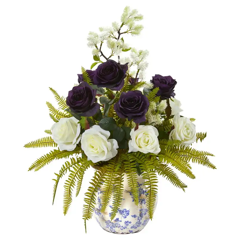 

Thistle and Grass Artificial Arrangement in Vase