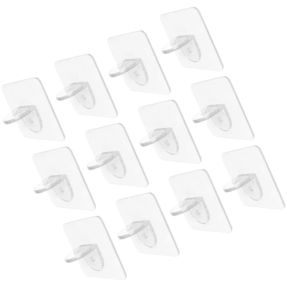 

12pcs Shelf Support Pins Punch Free Shelf Pegs Shelf Clips Shelf Support Holder Pegs