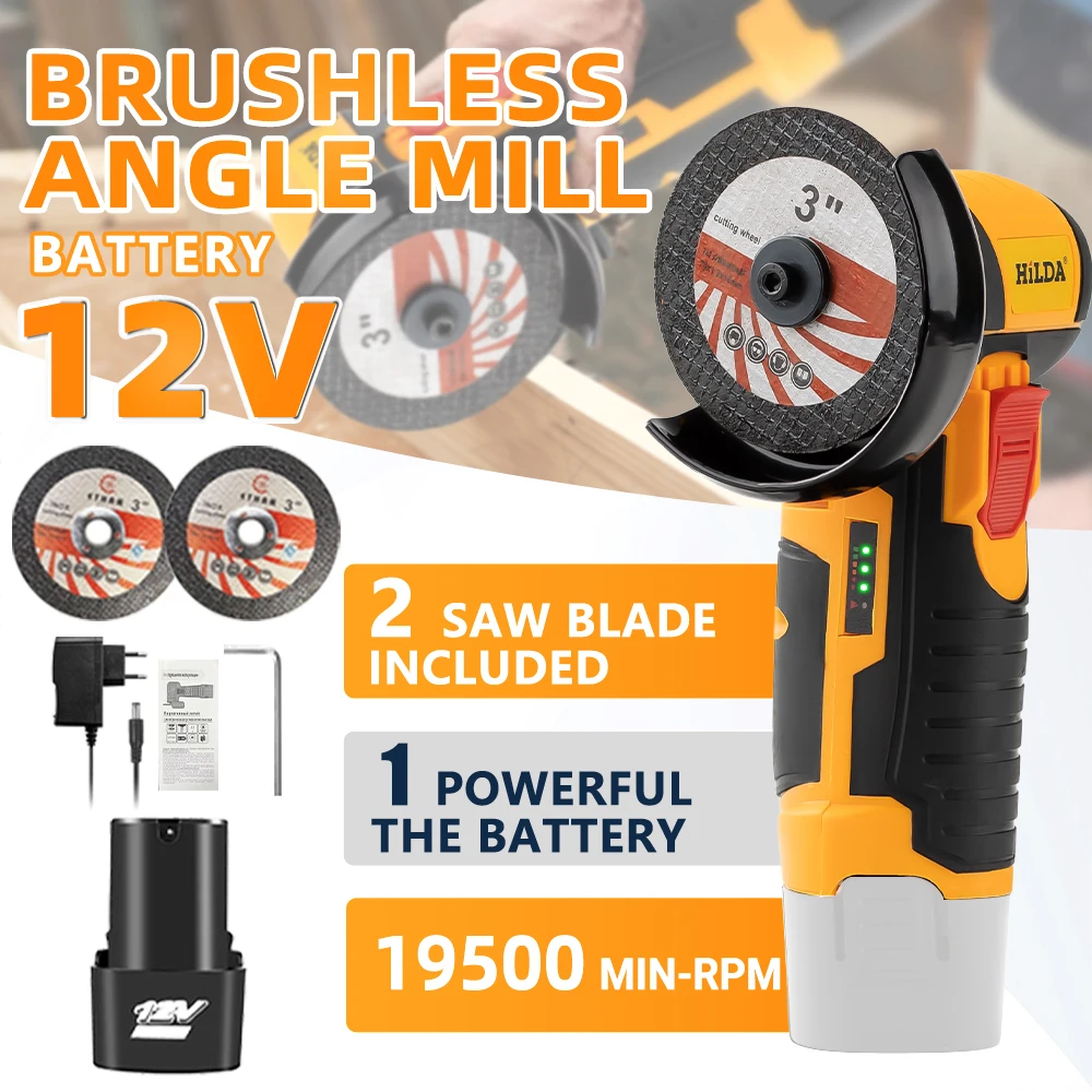 

HILDA Угловая шлифовальная машина 12В