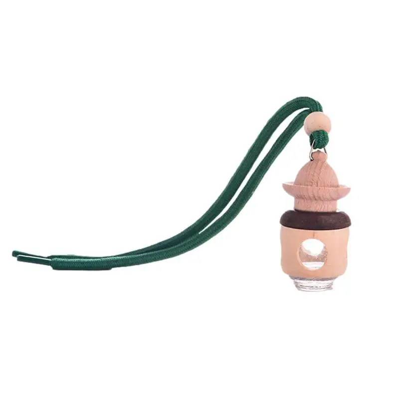 

Автомобильный пустой распылитель для бутылок, многоразовый распылитель духов с деревянной крышкой, автомобильный подвесной ароматизатор для эфирного масла, парфюмерные принадлежности